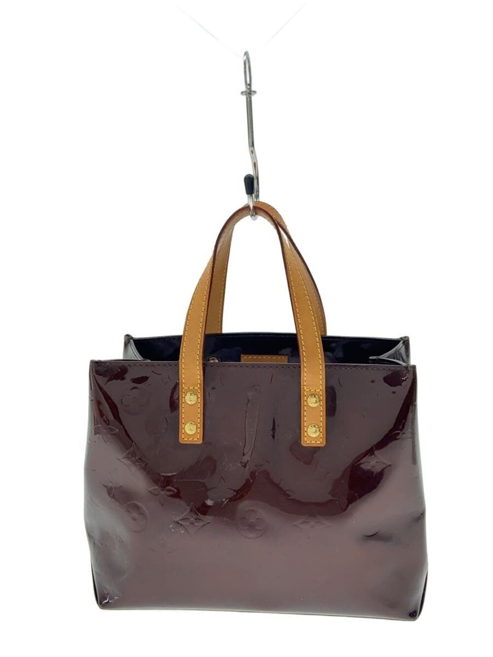 LOUIS VUITTON Lead Monogram Vernis Enamel Bordeaux All over